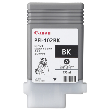 Canon cartridge PFI-102BK iPF-500, 6x0, 7xx, LP-xx (PFI102BK)