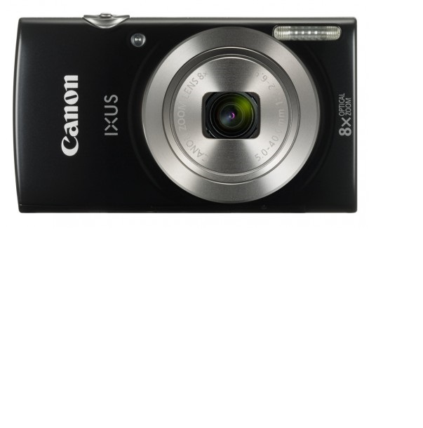 Canon IXUS 185 BLACK - 20MP, 8x zoom, 28-224mm, 2,7", HD video