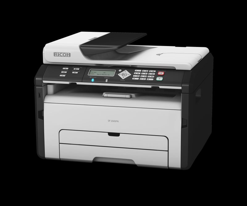RICOH SP 204SN - 22 PPM, MFP with Print, Scan, Copy & Network